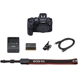 Беззеркальный фотоаппарат Canon EOS R5 Body, Black фото #4