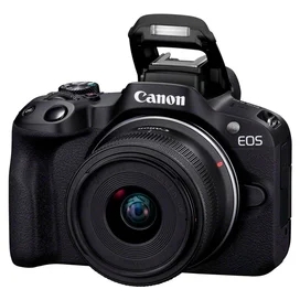 Беззеркальный фотоаппарат Canon EOS R50 RF-S 15-45 IS STM Black фото #1