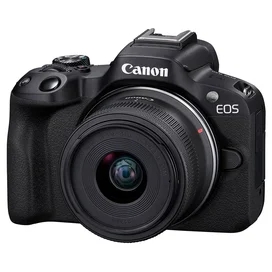 Беззеркальный фотоаппарат Canon EOS R50 RF-S 15-45 IS STM Black фото #4