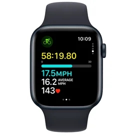 Смарт Часы Apple Watch SE 2023, 44mm Midnight Aluminium Case with Midnight Sport Band - S/M (MRE73) фото #2