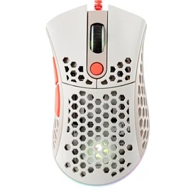 Мышка игровая проводная 2E GAMING HyperSpeed Pro RGB, Retro White (2E-MGHSPR-BK) фото