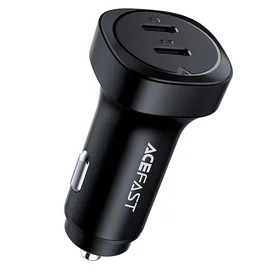Автомобильное зарядное устройство ACEFAST, 72W dual USB-C, black (B2 - ACEFAST) фото #1