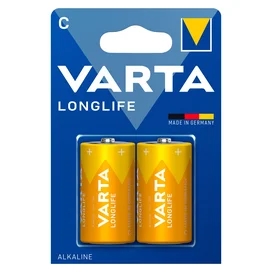 Батарейка C 2шт Varta Longlife Extra Baby (0001-4114-101-412) фото