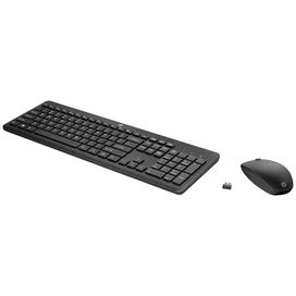 Клавиатура + Мышка беспроводные USB HP 230, Black фото #1