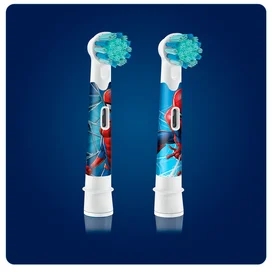 Насадки Oral-B Kids "Человек Паук" для детской электрической зубной щетки, 2 шт., для бережного удаления налета фото #1