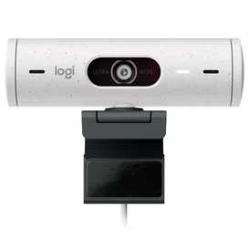 Web Камера Logitech BRIO 500, FHD, Off White фото #2