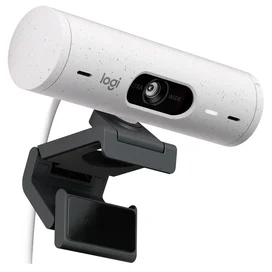 Web Камера Logitech BRIO 500, FHD, Off White фото #3