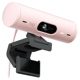 Web Камера Logitech BRIO 500, FHD, Rose фото #3