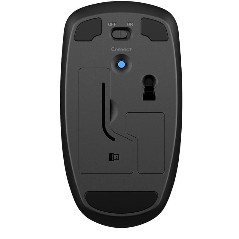 Мышка беспроводная USB HP X200, Black - фото #3