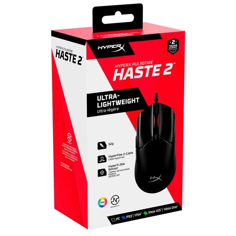 Игровая мышь HyperX Pulsefire Haste 2, Black (6N0A7AA) - фото #8