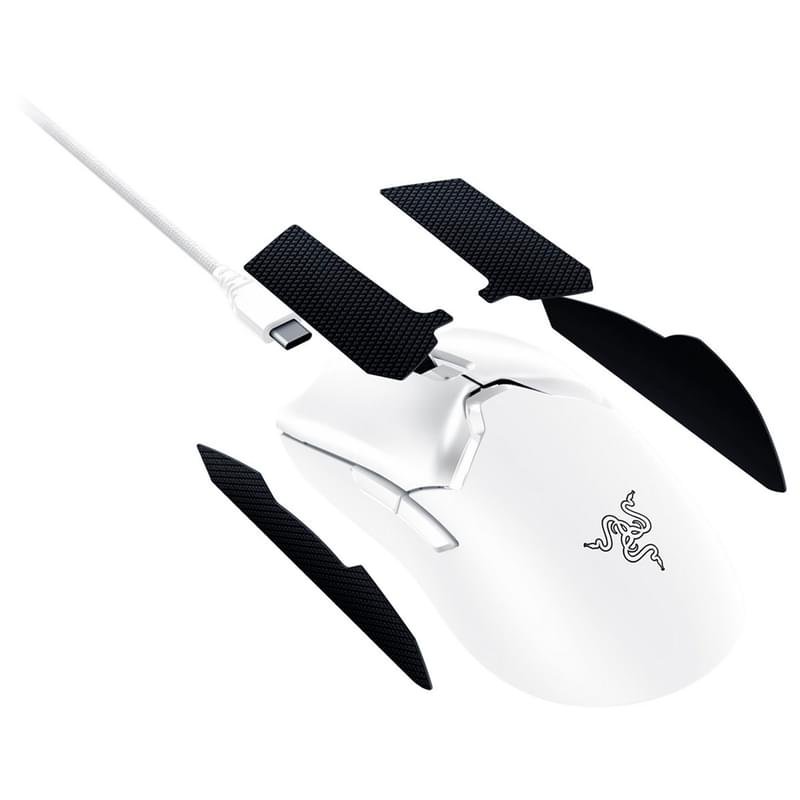 Мышка игровая беспроводная Razer Viper V2 Pro, White (RZ01-04390200-R3G1) - фото #3