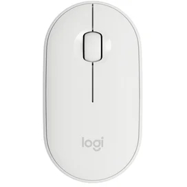 Мышка беспроводная USB/BT Logitech Pebble M350, White фото