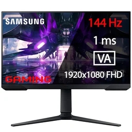 Монитор Игровой 24" Samsung LS24AG302NIXCI 1920x1080 16:9 VA 144ГЦ (HDMI+DP) Black фото