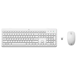 Клавиатура + Мышка беспроводные USB HP 230, White фото