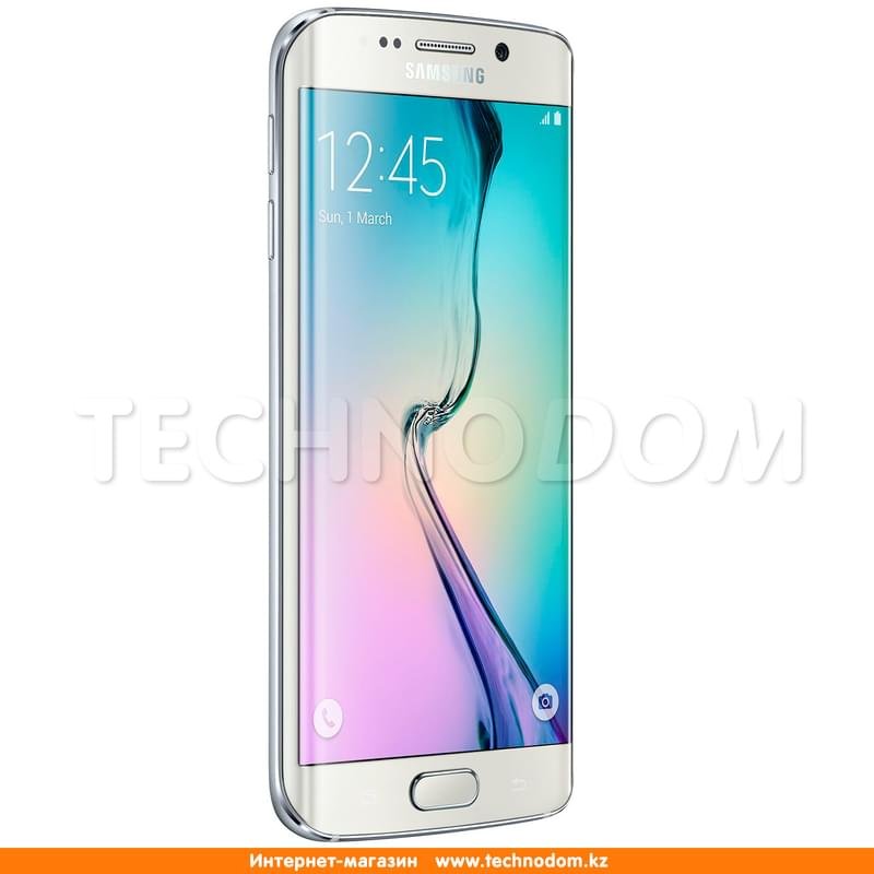Смартфон Samsung Galaxy S6 edge 32GB White - фото #1