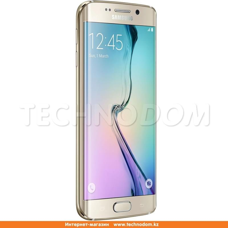 Смартфтон Samsung Galaxy S6 edge 32GB Gold - фото #3