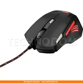 Мышка игровая проводная USB Trust GXT 111 NEEBO LED, Black фото #1