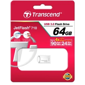 USB Флешка 64GB Transcend JetFlash 710 Type-A 3.1 Gen 1 (3.0) Metal (TS64GJF710S) фото #3