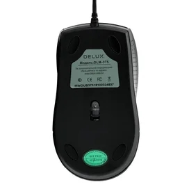 Мышка проводная USB Delux DLM-375OU Black фото #4