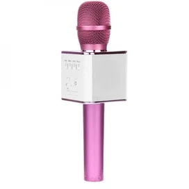 Микрофон беспроводной Sound Wave Bluetooth Q9, Pink фото #1