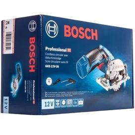 Циркулярная (дисковая) пила аккумуляторная Bosch GKS 12V-26 без акк (06016A1001) фото #2