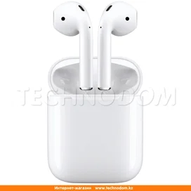 Қыстырмалы құлаққап Apple Bluetooth AirPods with Charging Case (MV7N2RU/A) фото #1