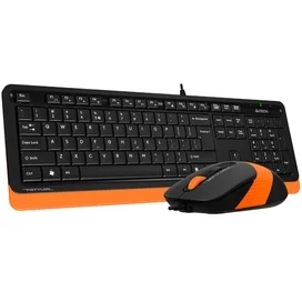 Клавиатура + Мышка проводные USB  A4tech Fstyler F1010, Orange фото #1