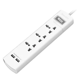 Huntkey Желілік сүзгісі, 3 резеткелі, 2*USB, 1,5м, White (SZM307) фото