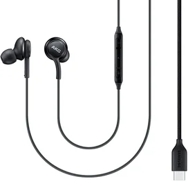 Қыстырмалы құлаққап Samsung AKG Type-C Earphones, Black (EO-IC100BBEGRU) фото #2