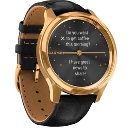 Garmin Smart Watch Vivomove Luxe Смарт сағаты Pure Gold Black (010-02241-22) фото #1