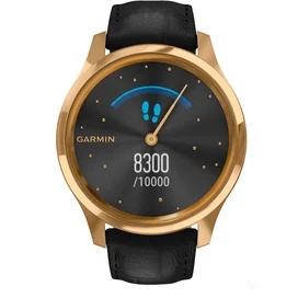 Garmin Smart Watch Vivomove Luxe Смарт сағаты Pure Gold Black (010-02241-22) фото #2