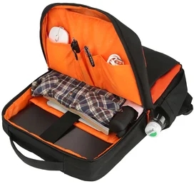 Рюкзак для ноутбука 15.6" Technodom, TD-005, Black/Orange (TD-005BO) фото #2