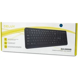 Клавиатура беспроводная USB Delux DLK-1900OGB Black фото #2