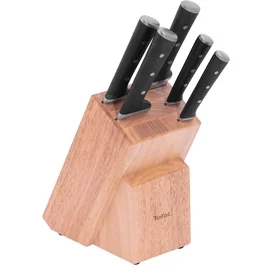Набор ножей  5пр с деревянным блоком Ice Force Tefal K232S574 фото #1