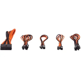 ДК қуаттауға арналған жиынтық кабелі ORANGE-BLACK (папа-мама, Pin*1, 8Pin*2, 4Pin*2, бекіткішсіз) фото