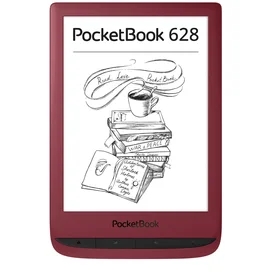 6" PocketBook 628 Touch Lux 5 Ruby Red (PB628-R-CIS) электронды кітабы фото