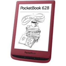 6" PocketBook 628 Touch Lux 5 Ruby Red (PB628-R-CIS) электронды кітабы фото #2
