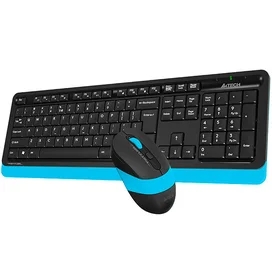Клавиатура + Мышка беспроводные USB A4tech Fstyler FG-1010, Blue фото #3