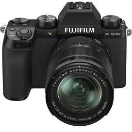 Беззеркальный фотоаппарат FUJIFILM X-S10 Kit 18-55 mm f/2.8-4 R LM OIS Black фото #1