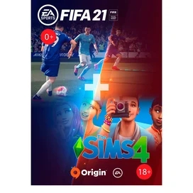 PC арналған FIFA 21 + THE SIMS 4 ойындар жинағы фото