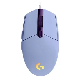 Сымды ойын тінтуірі USB Logitech G102 LIGHTSYNC, Lilac фото