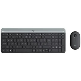 Клавиатура + Мышка беспроводные USB Logitech MK470 Slim, Graphite фото