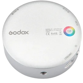 Silver смартфондарына арналған Godox M1 mini RGB жарықдиодтық жарық берушісі фото #2