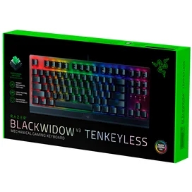 Игровая клавиатура Razer BlackWidow V3 TKL - Green Switch, Black (RZ03-03490100-R3M1) фото #4
