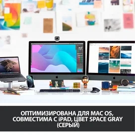 Мышка беспроводная USB/BT Logitech MX Master 3 Mac, Space Grey фото #3