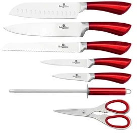 Набор ножей Infinity Line Red Metallic 8pcs Berlinger Haus BH-2043 фото #1