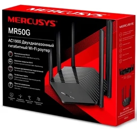 Беспроводной маршрутизатор, Mercusys MR50G, 2 порта + Wi-Fi, 1900 Mbps (MR50G) фото #2
