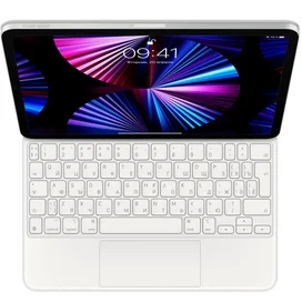 Apple Magic Keyboard White iPad Pro 11 және iPad Air 2020 арналған сымсыз пернетақтасы (MJQJ3RS/A) фото