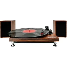 Виниловый проигрыватель Ritmix LP-280 темное дерево AkC фото