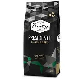 Кофе Paulig Presidentti Black, зерно 250 г, 6528 фото